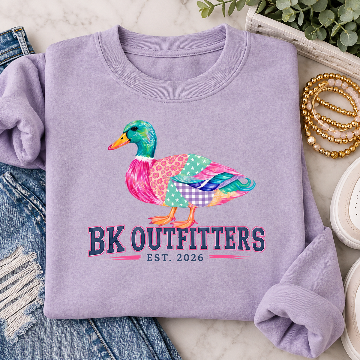 Patchwork Mallard Sweatshirt