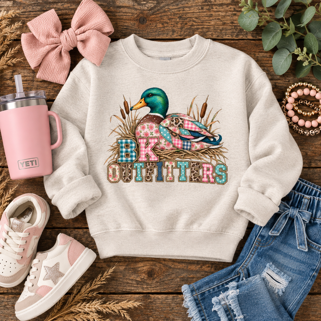 Little Mallard Patchwork Toddler Sweatshirt